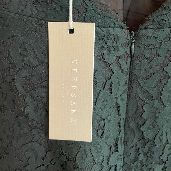 NWT Keepsake High Roads‎ Lace Halter Dress Black S - Picture 7 of 11